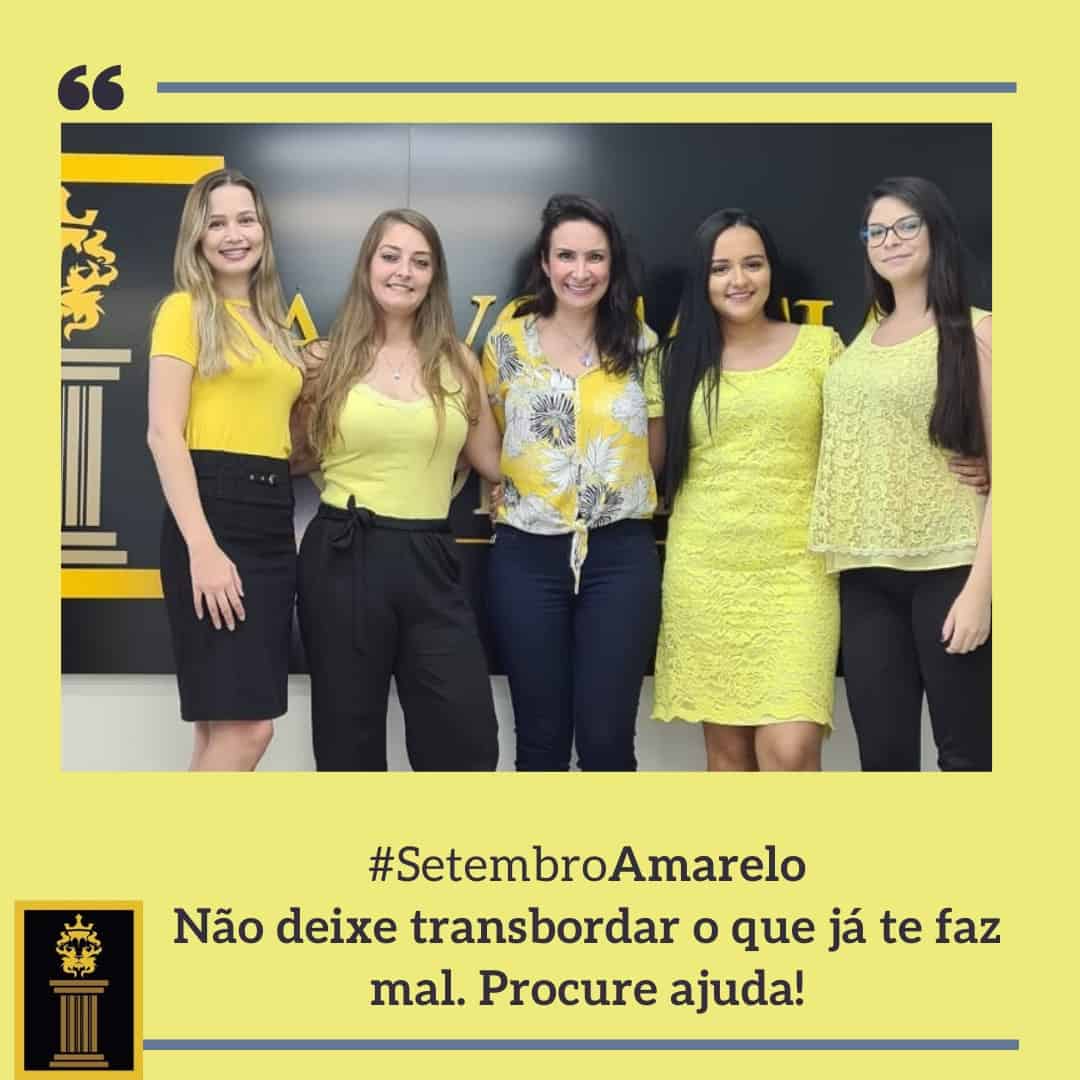 Setembro Amarelo – Mês de Prevenção ao Suicídio