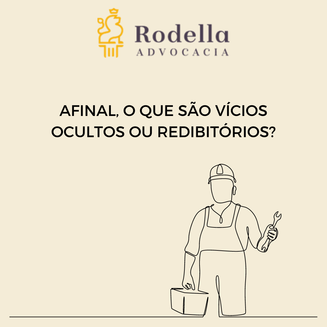 VÍCIOS OCULTOS E REDIBITÓRIOS