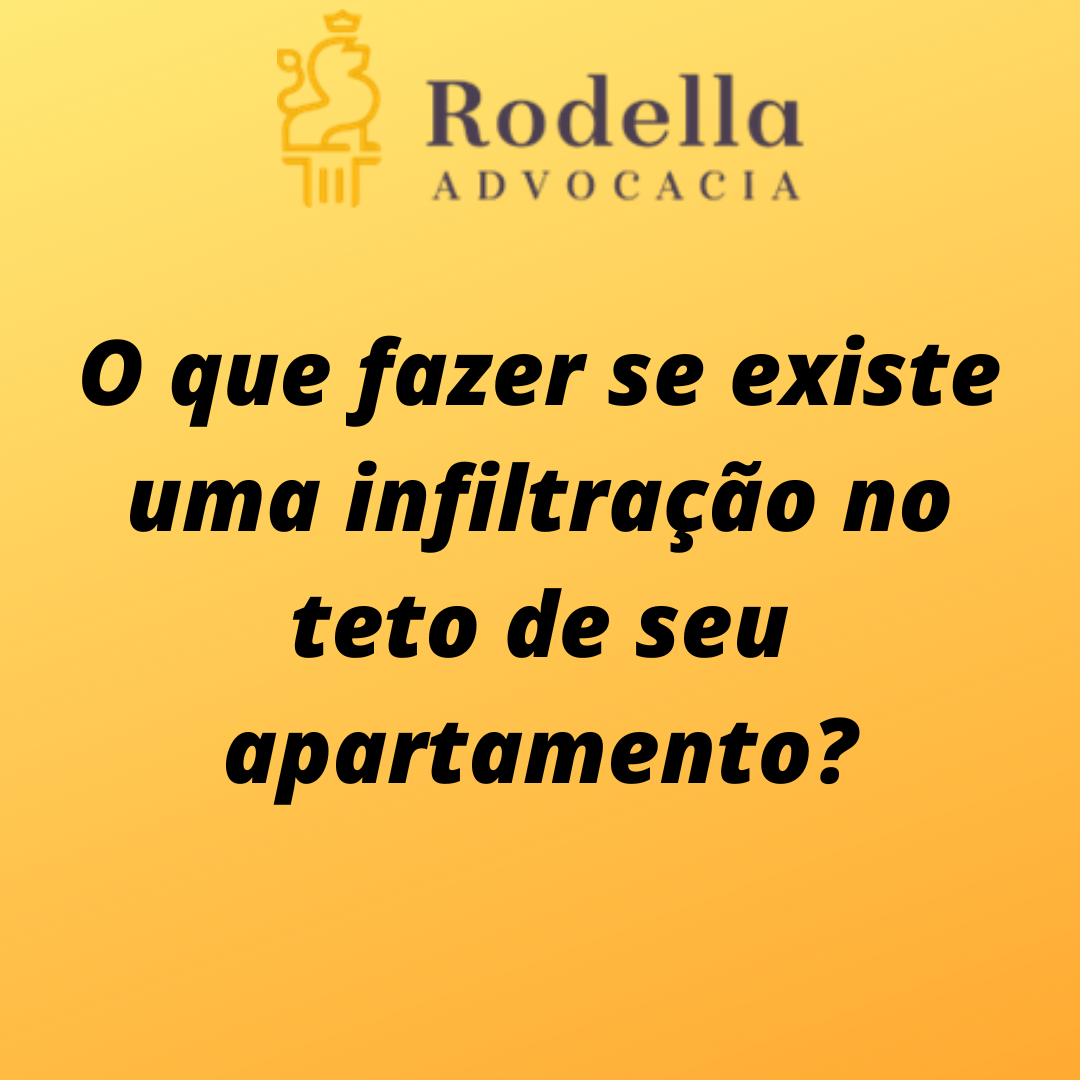 INFILTRAÇÃO NO TETO DE APARTAMENTO