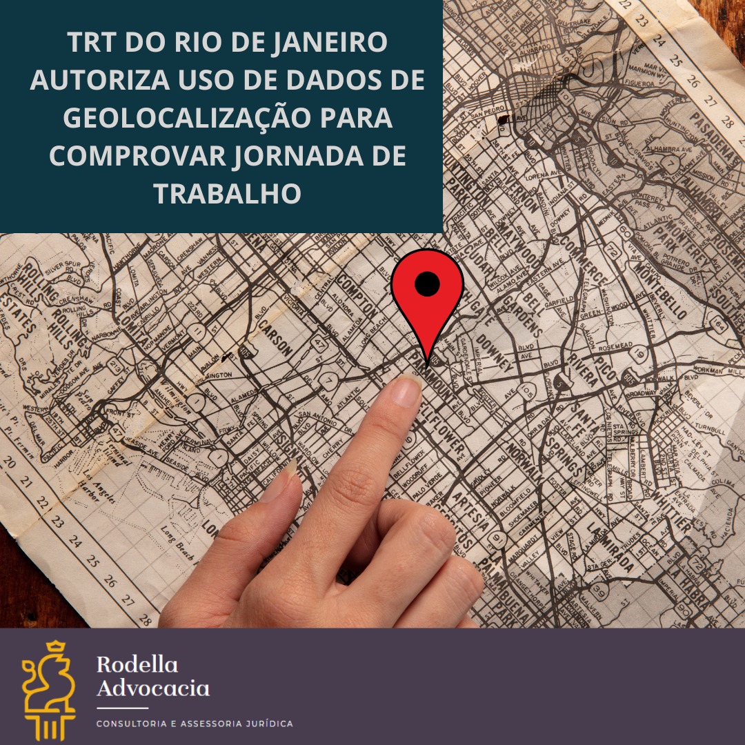 Dados de geolocalização para comprovar jornada de trabalho