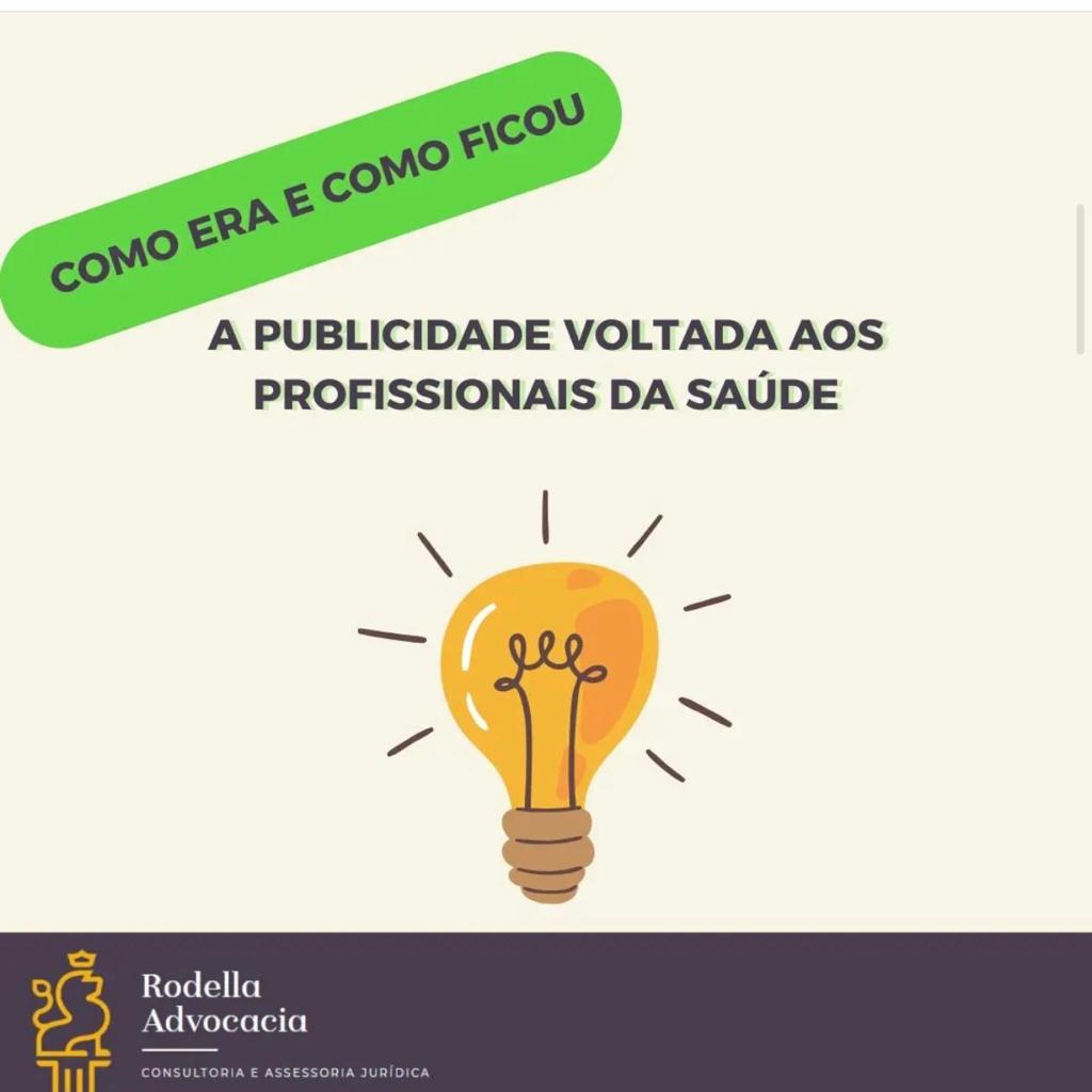 A publicidade voltada aos profissionais da saúde