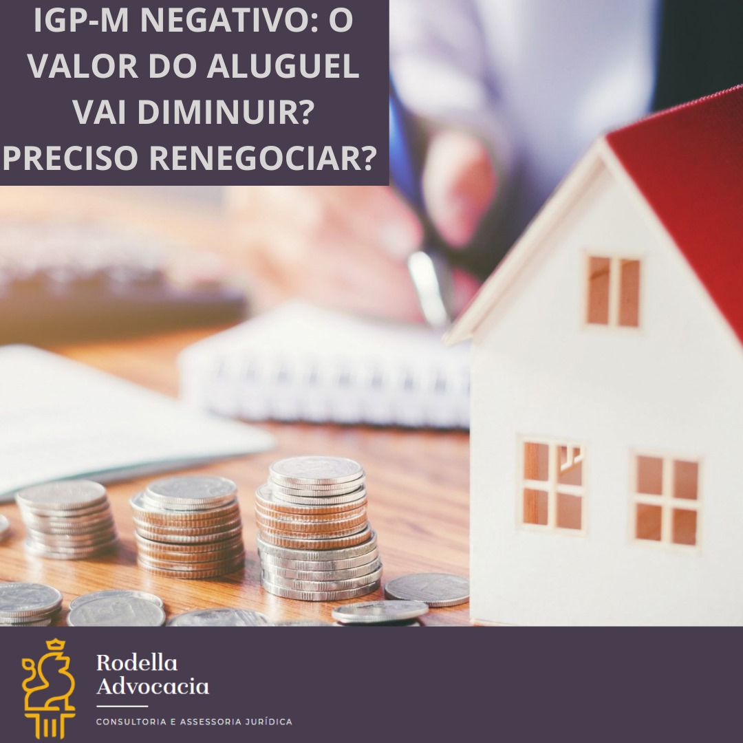IGP-M negativo: o valor do aluguel vai diminuir? Preciso negociar?
