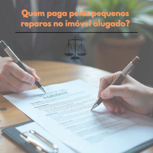 Quem paga pelos pequenos reparos no imóvel alugado?